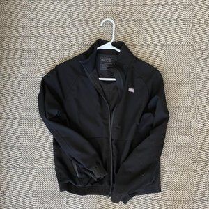 Figs Sydney Scrub Jacket Black XS